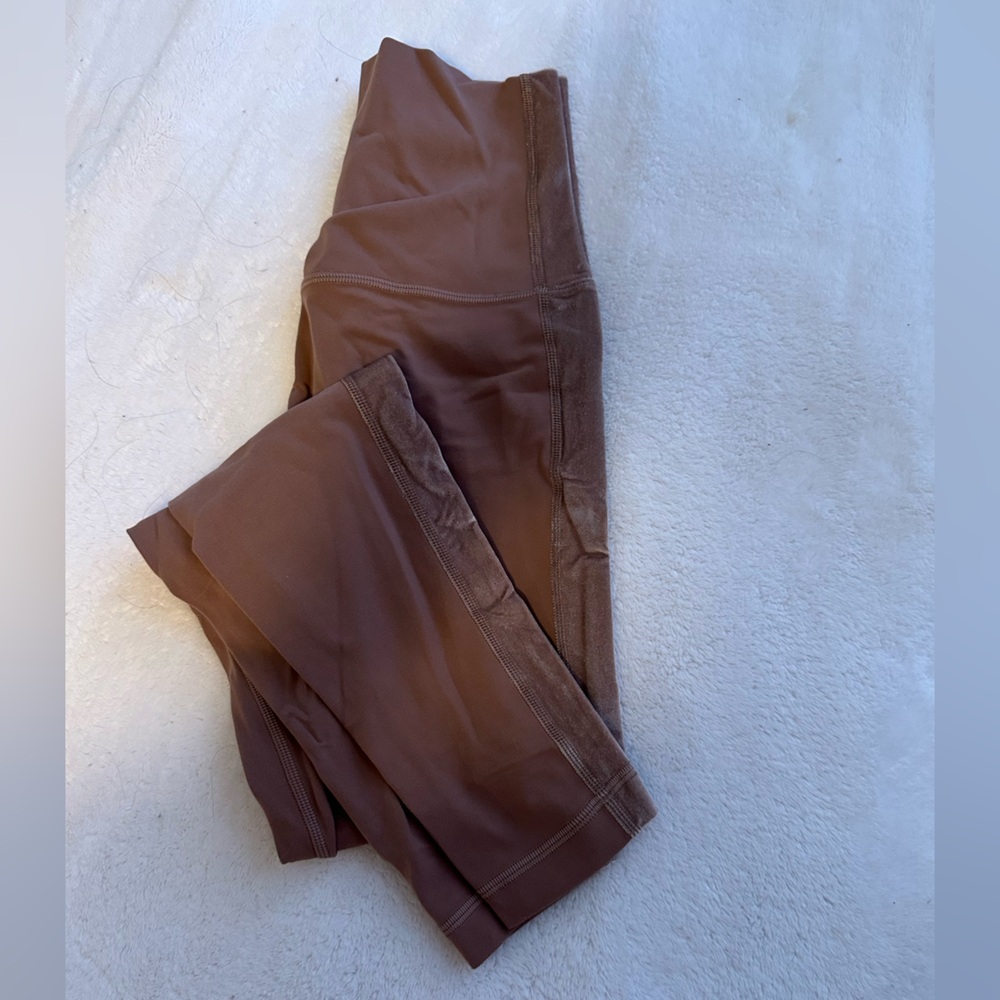 Light Brown / Mauve Velvet Lululemon Align Leggings